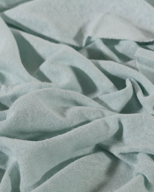 Duck Egg Blue Cotton & Linen Jersey