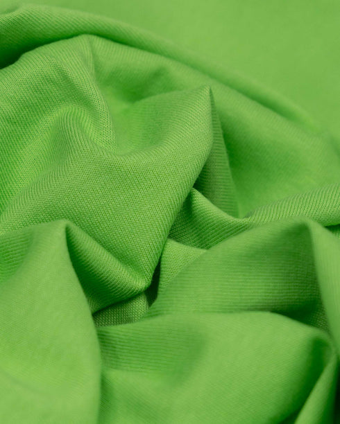 Neon Green cotton jersey (extra wide)