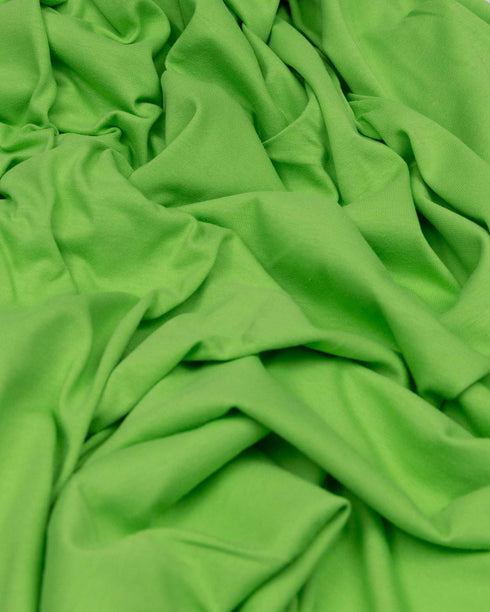 Neon Green cotton jersey (extra wide)