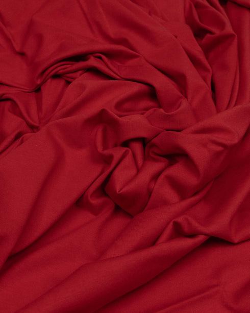 Red cotton jersey (extra wide)