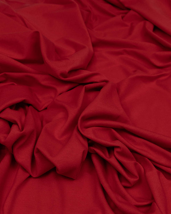 Red cotton jersey (extra wide)