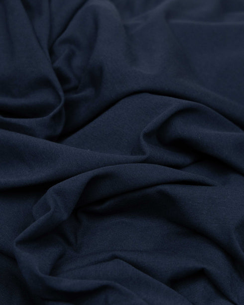 Navy Blue cotton jersey tubular