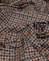 Orange & Grey Houndstooth cotton