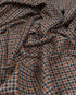 Orange & Grey Houndstooth cotton
