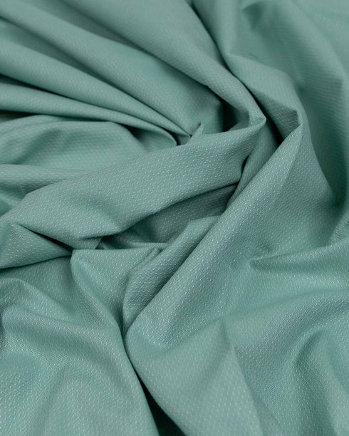 Turquoise Oxford cotton