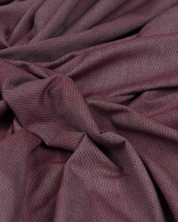 Burgundy Oxford cotton