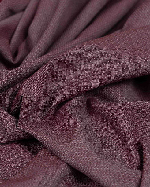 Burgundy Oxford cotton