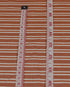 Orange & White Stripe cotton