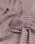 White & Burgundy Stripe cotton