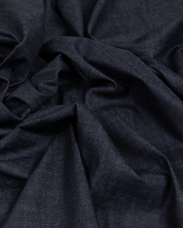 Dark Blue 7.5oz organic cotton denim